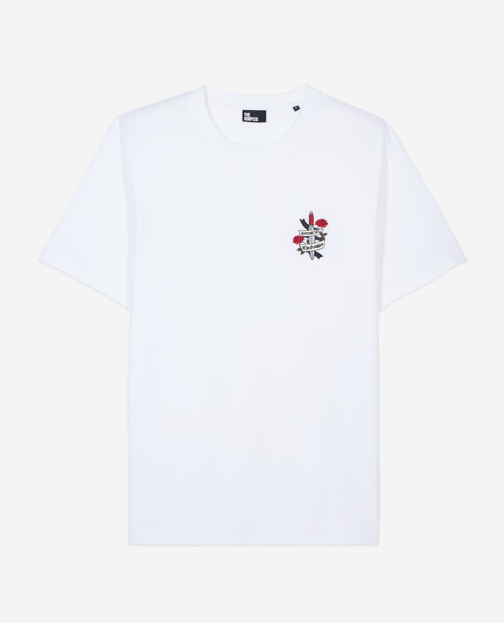 T-Shirt With Eternal Life Embroidery | Men | White