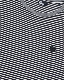 Striped Long-Sleeved T-Shirt | Men | Black x White