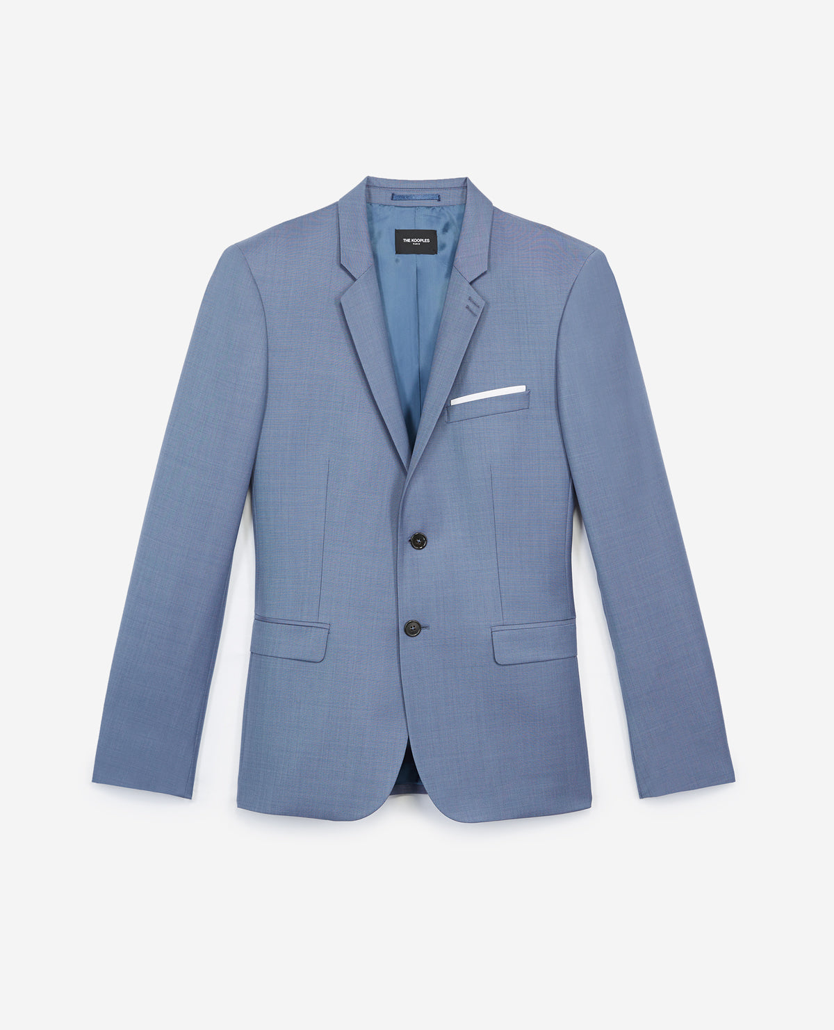 Sky Printed Wool Jacket | Men | Blue