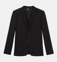 Wool Suit Jacket Tailored Fit | Men | Black