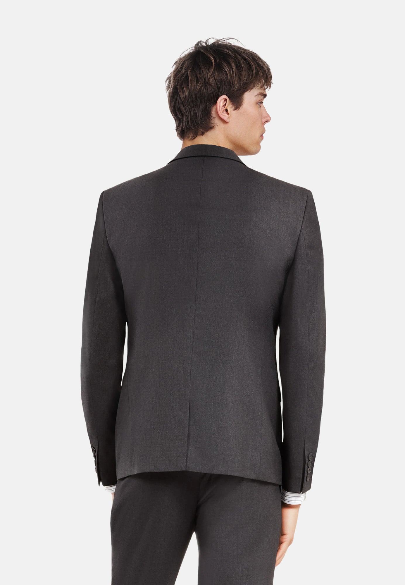 Wool Suit Jacket Cinched Cut | Men | Gray