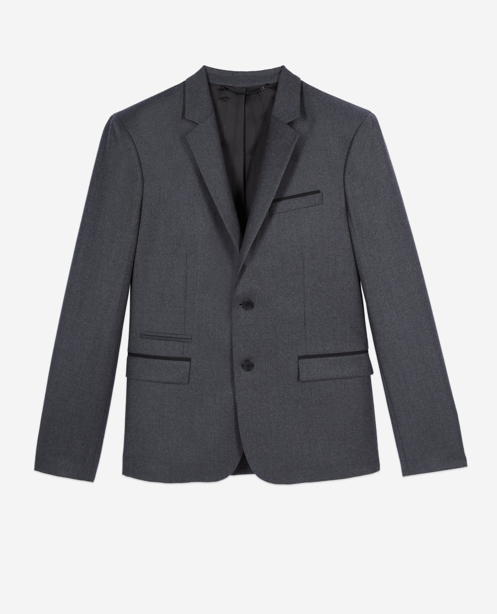 Wool Suit Jacket Cinched Cut | Men | Gray