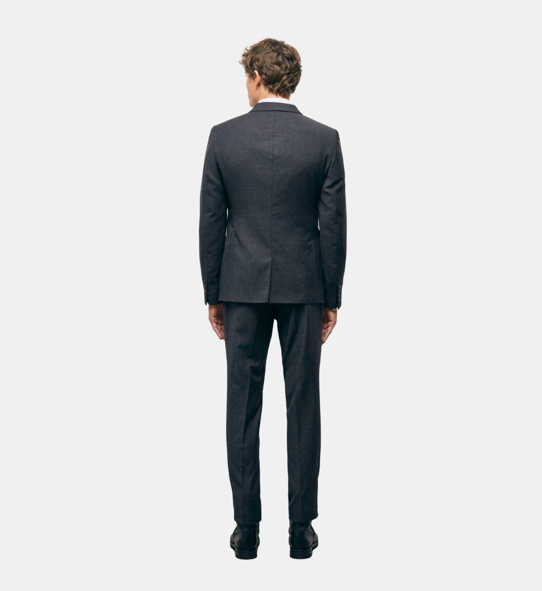 Wool Suit Jacket | Men | Black