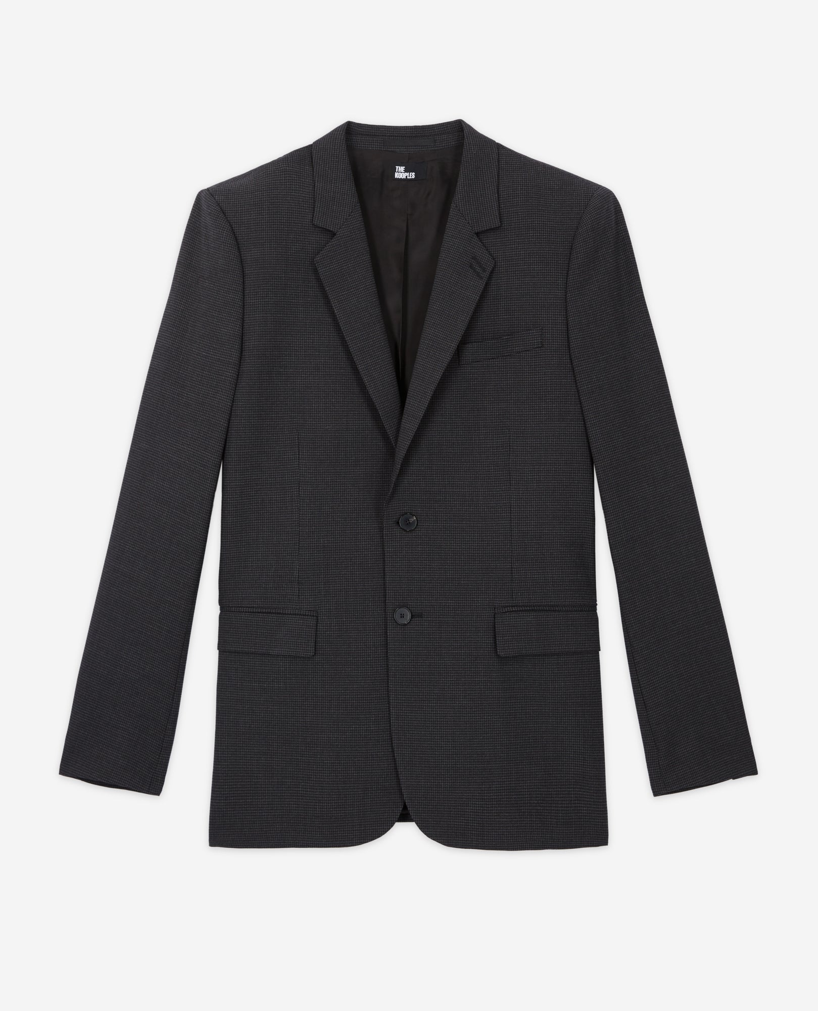 Wool Suit Jacket | Men | Black Grey