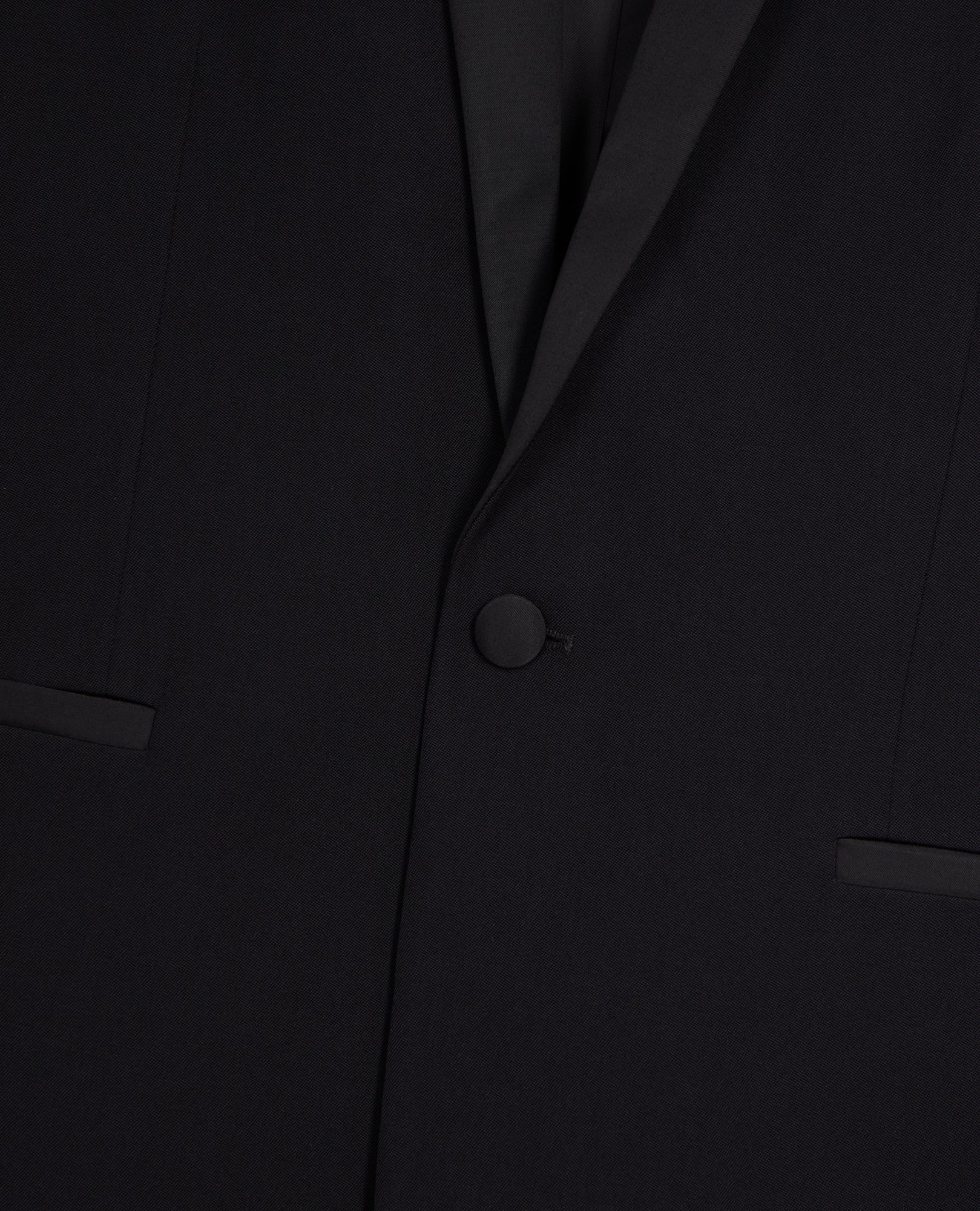 Tuxedo Fitted Jacket | Men | Black