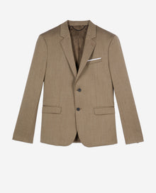 Light Wool Suit Jacket | Men | Brown