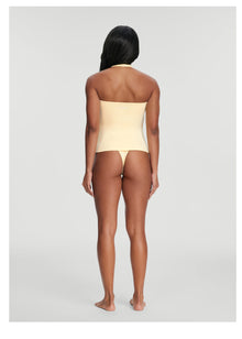 Halter Neck Tank Top | Lemon Meringue