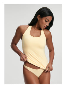 Halter Neck Tank Top | Lemon Meringue