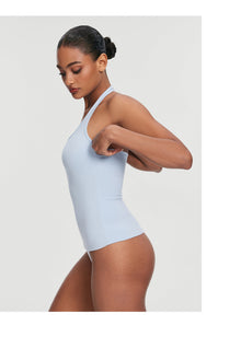 Halter Neck Tank Top | Sky Blue