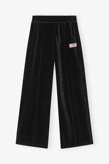 Heavy Velour Pants | Black