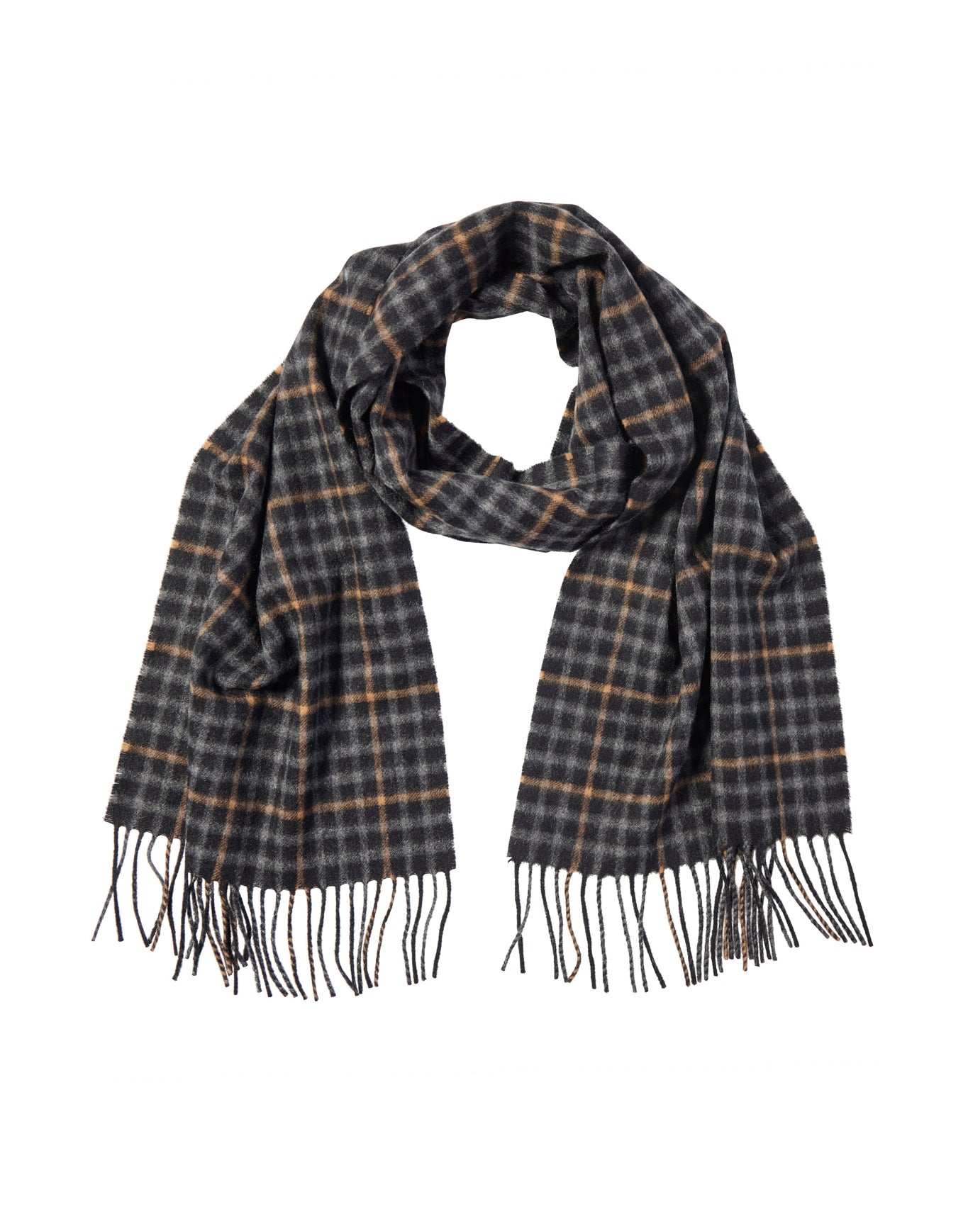 Hickey Freeman | Men | Men's Scarf | Black/Grey