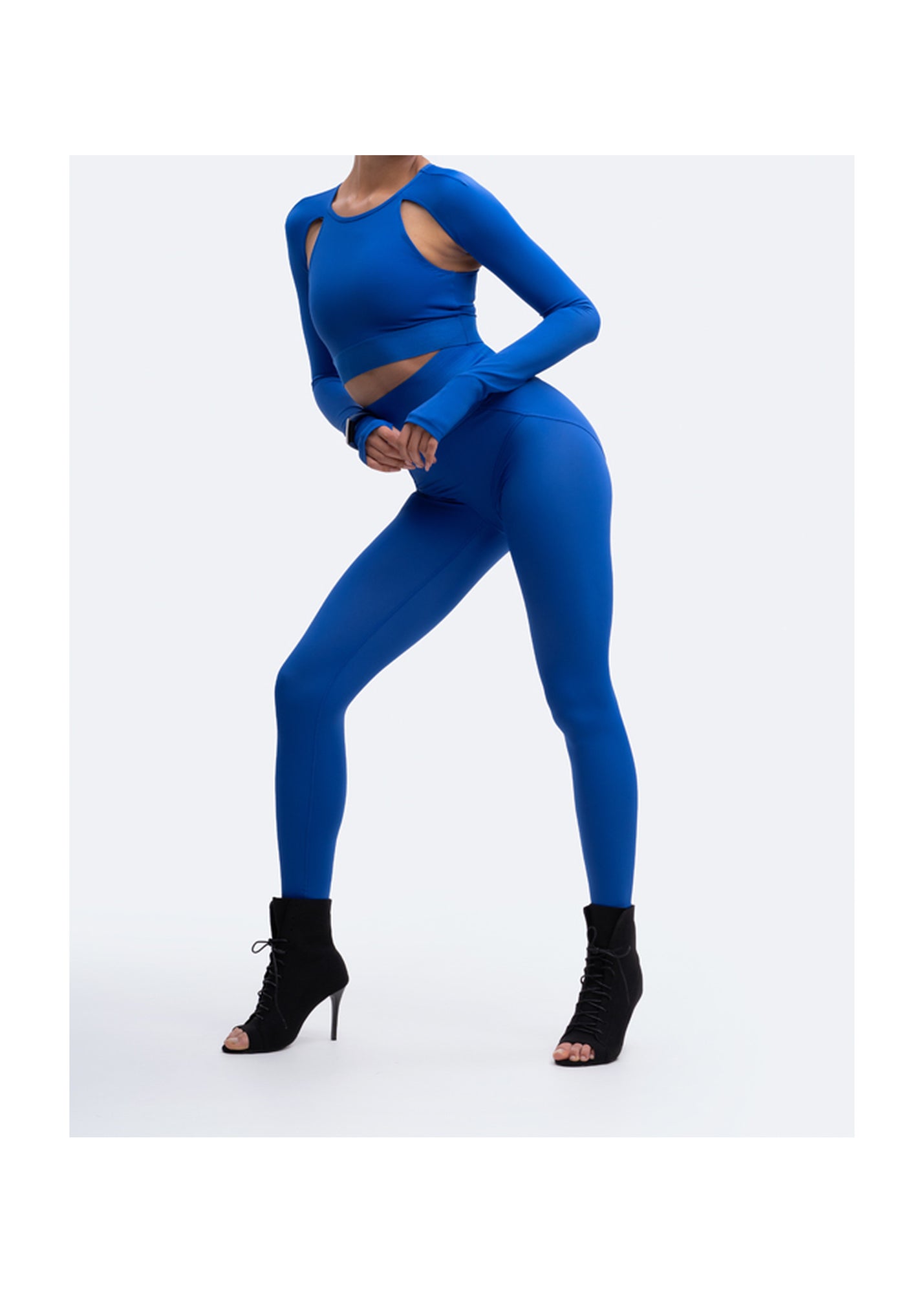 High-Rise Leggings | Blue