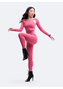 High-Rise Leggings | Pink