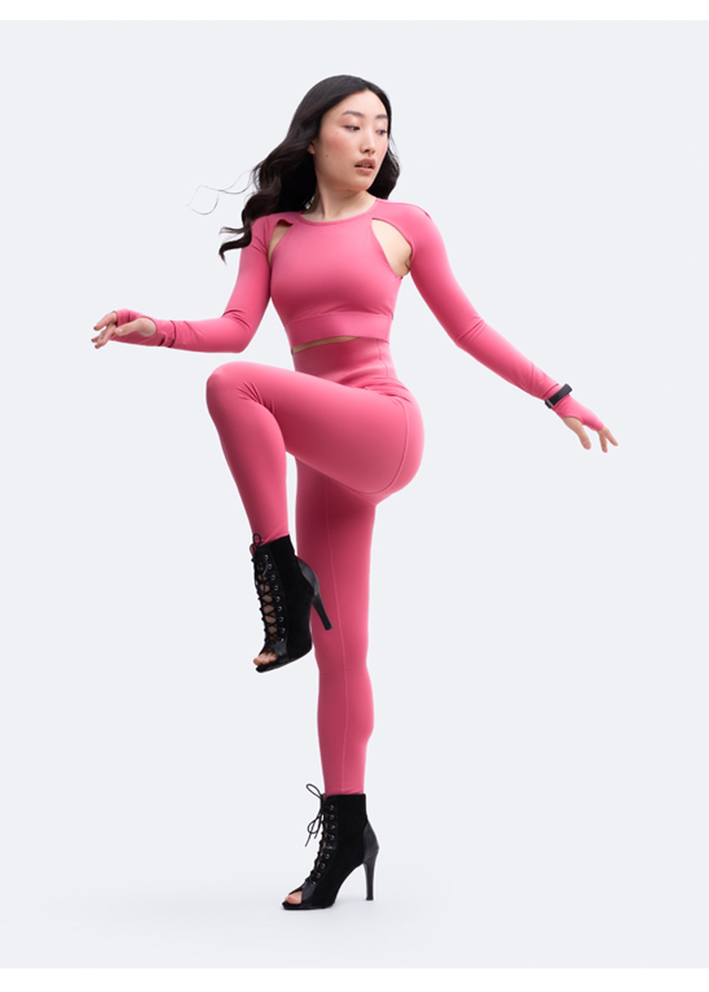 High-Rise Leggings | Pink