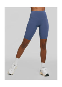 High-Waisted Bike Shorts | Iris Blue