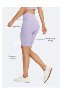 High-Waisted Bike Shorts | Lavender