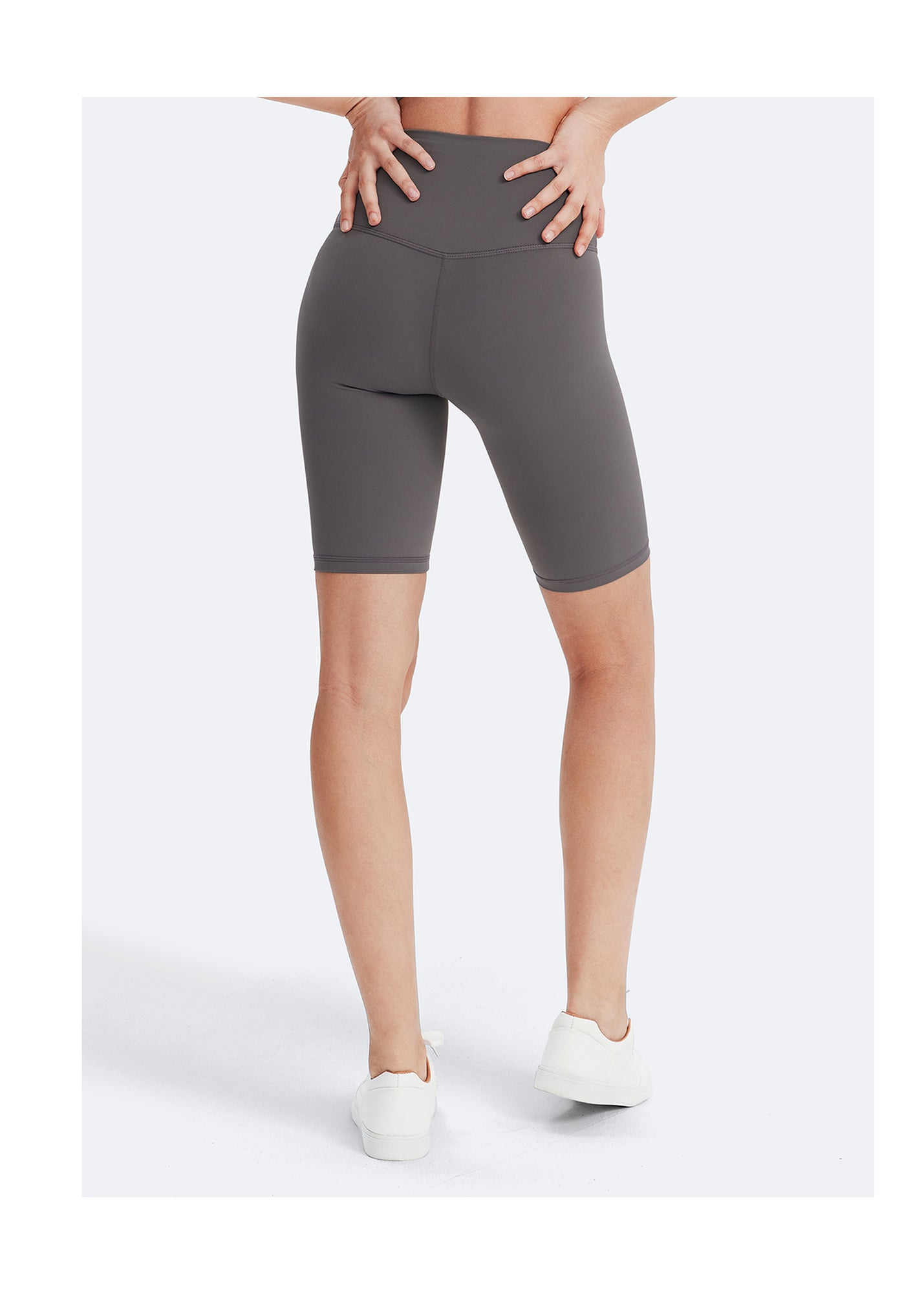 High-Waisted Shorts | Gray
