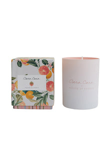 Cara Cara x House of Harris, Golden Hour Candle | Stripe Ivory Multi