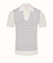 Horton Fiore Tailored Fit Silk-Cotton Pique Polo Shirt | Cashew