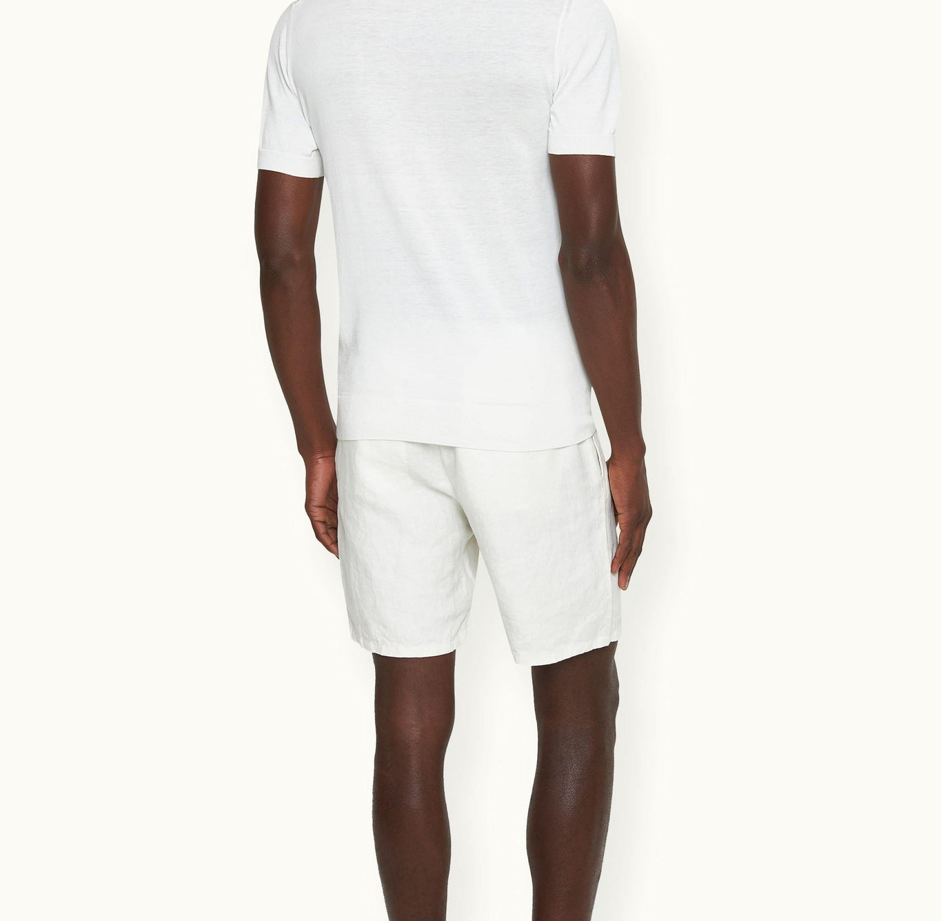 Horton Fiore Tailored Fit Silk-Cotton Pique Polo Shirt | Cashew
