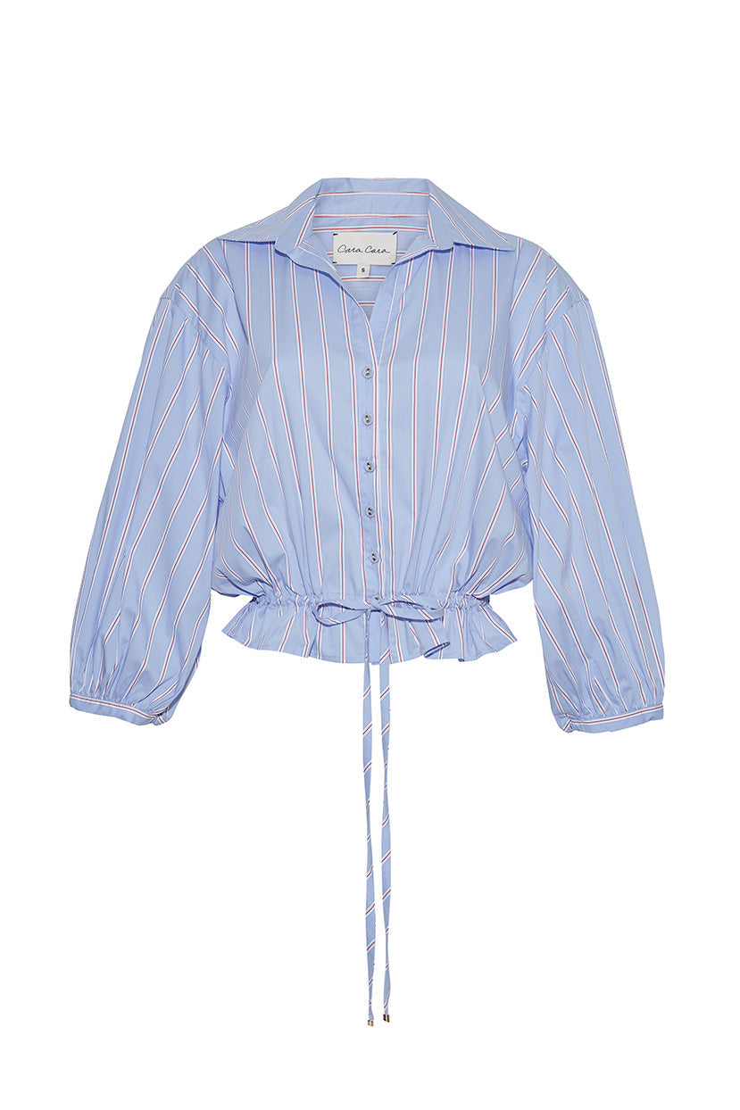 Hutton Top | Novelty Stripe