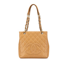 Chanel | Pre-Owned Caviar Petite Shopping Tote | Brown/Caramel