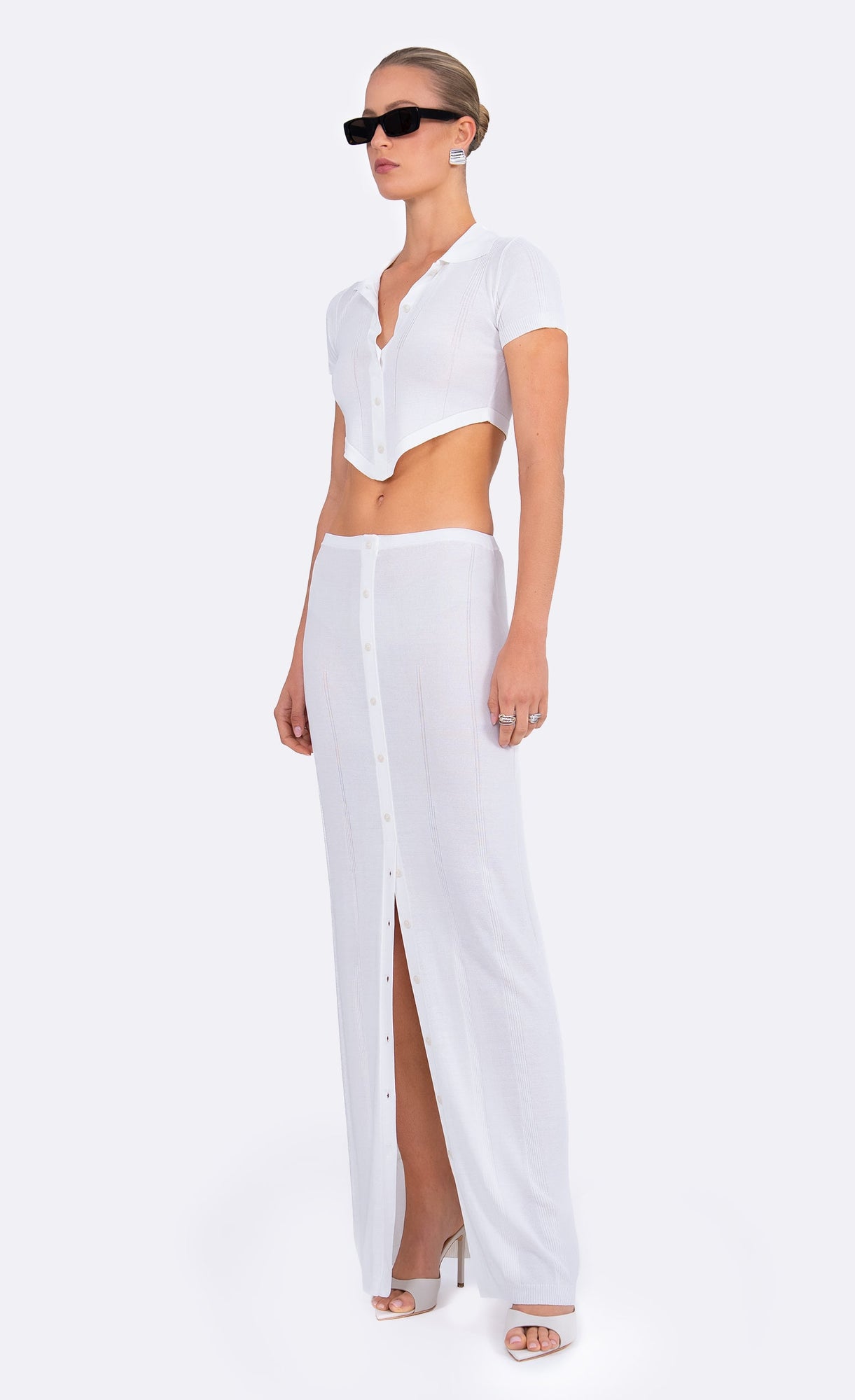 Palmer Crop | White