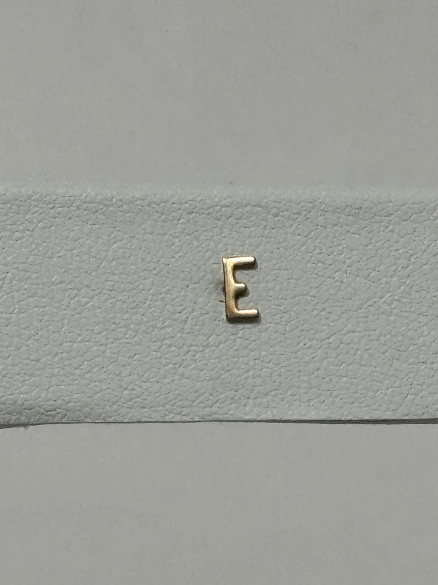 Tiny Initial Earring | 10K Yellow Gold