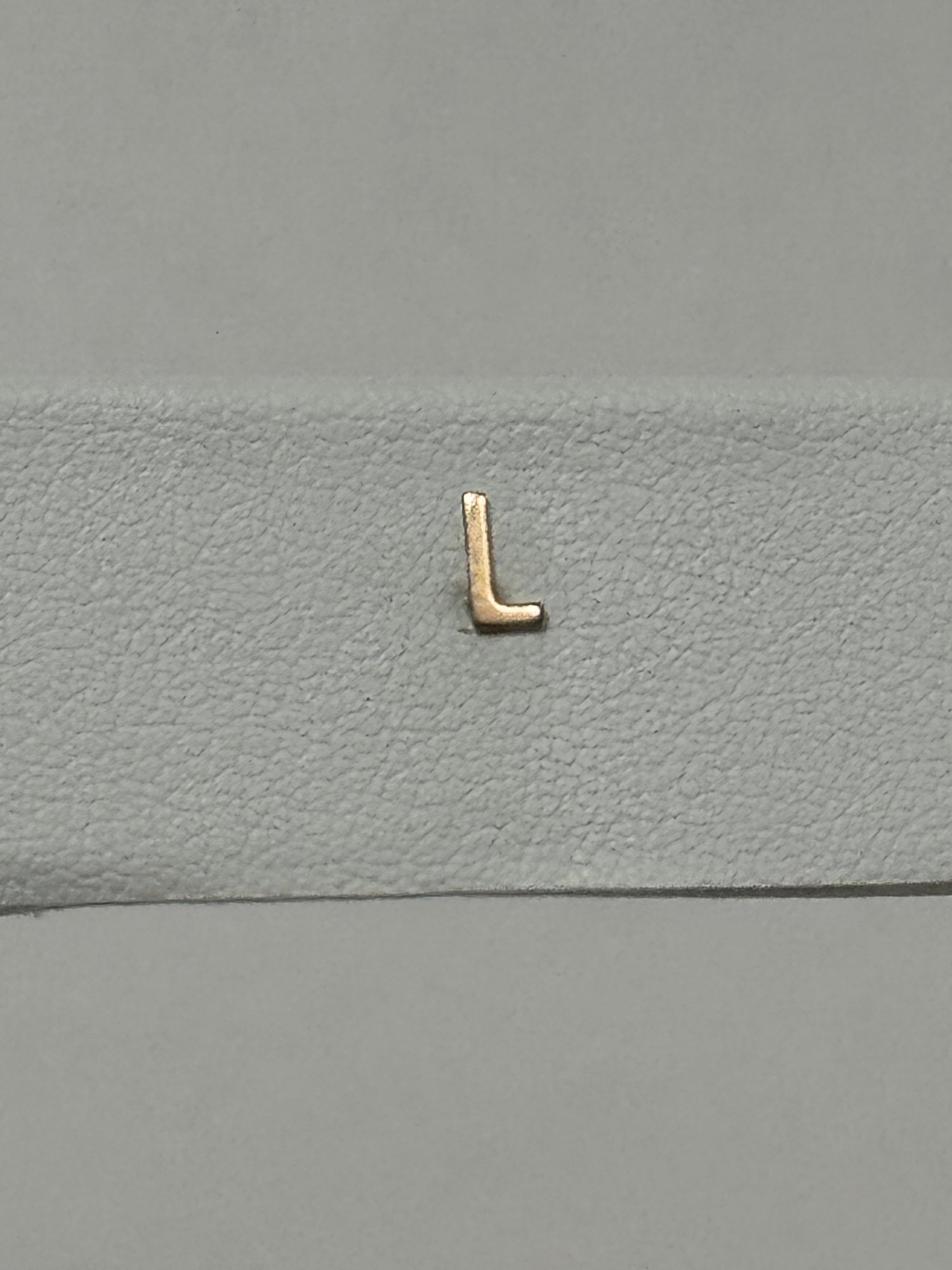 Tiny Initial Earring | 10K Yellow Gold
