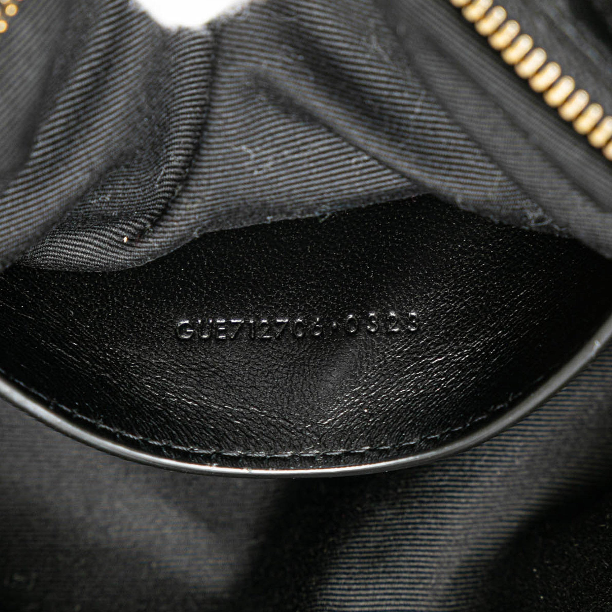 Saint Laurent | Pre-Owned Small Quilted Lambskin Sade Tube Bag | Black