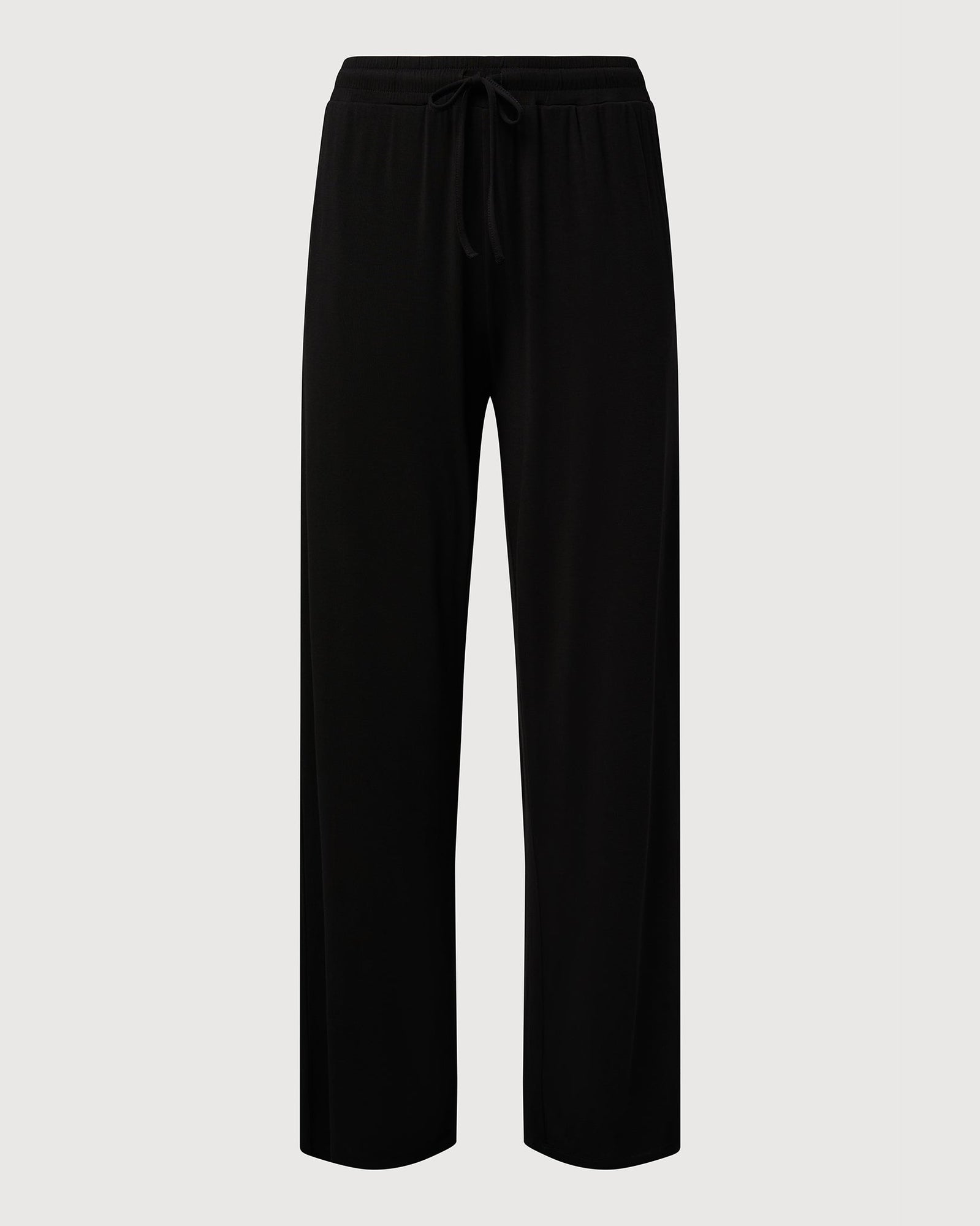 Straight Leg Pull On Pant | Black