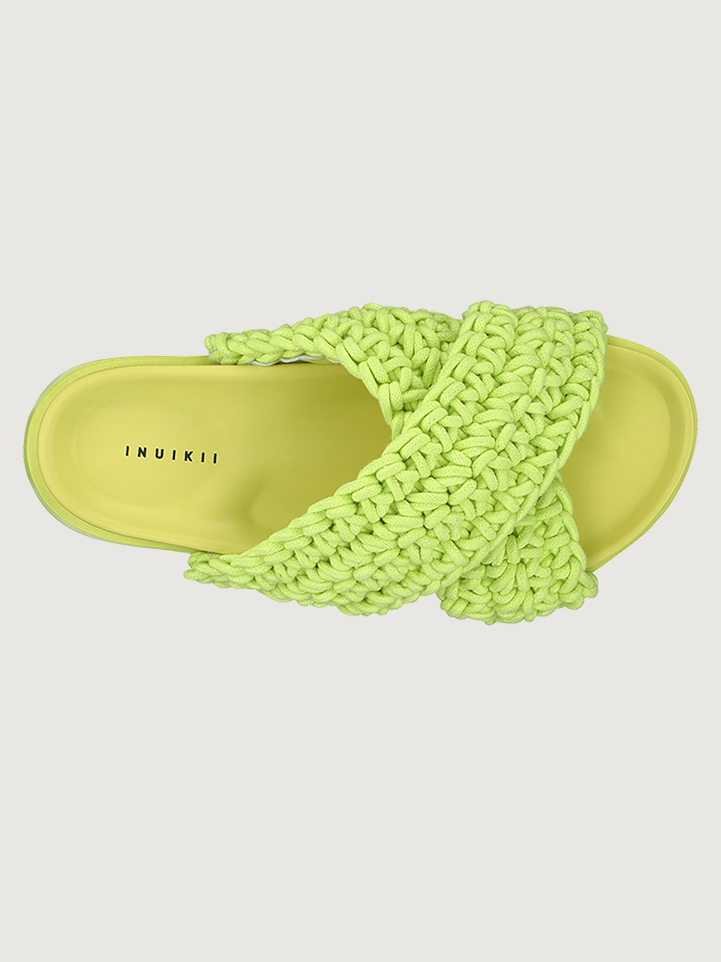 Inuikii | Woven Slide | Lime