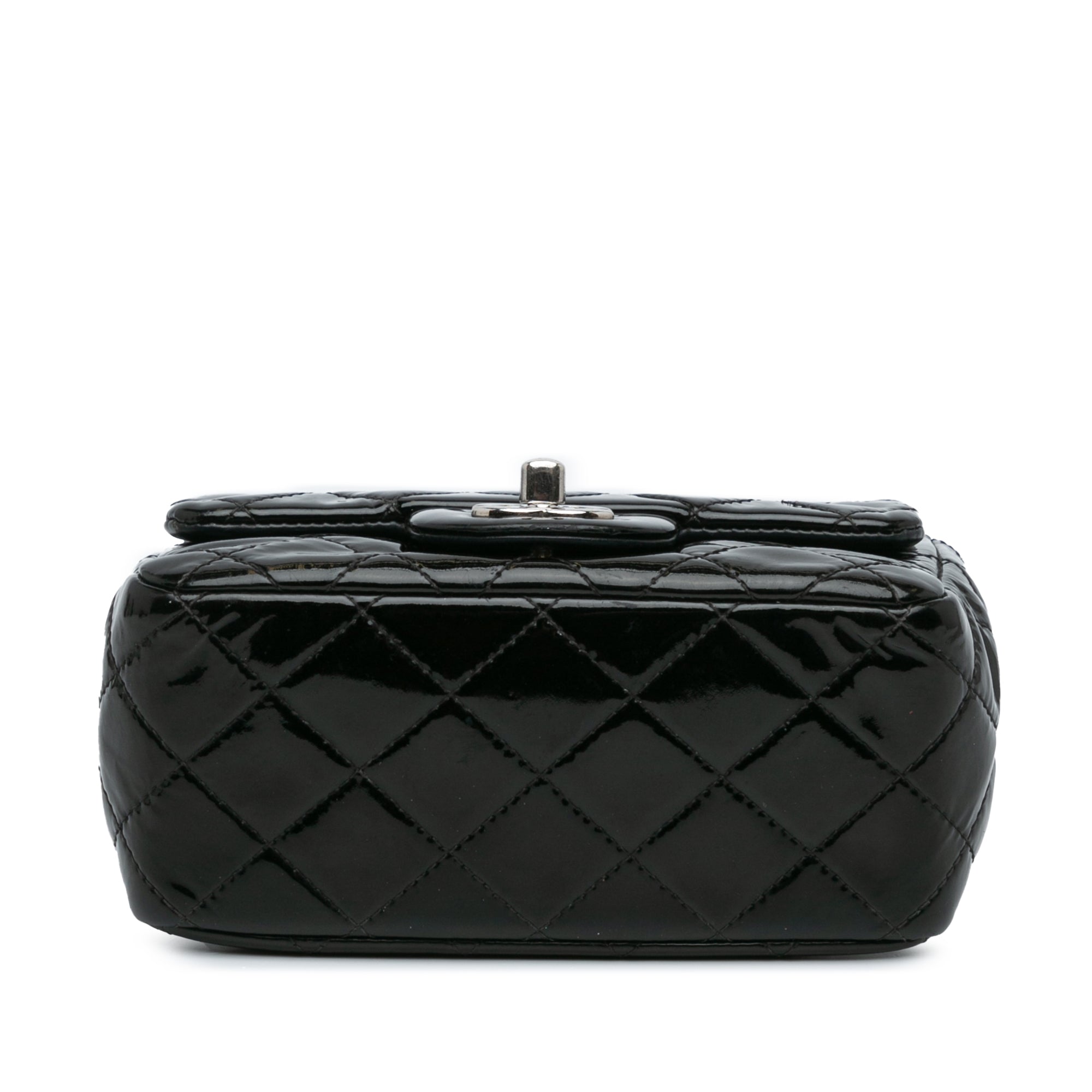 Chanel | Pre-Owned Mini Square Classic Patent Single Flap - XI | Black