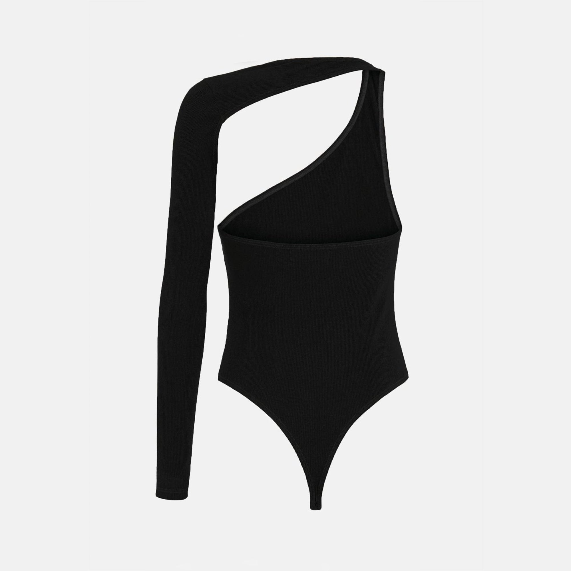 OW Collection Ione Bodysuit | Black Caviar