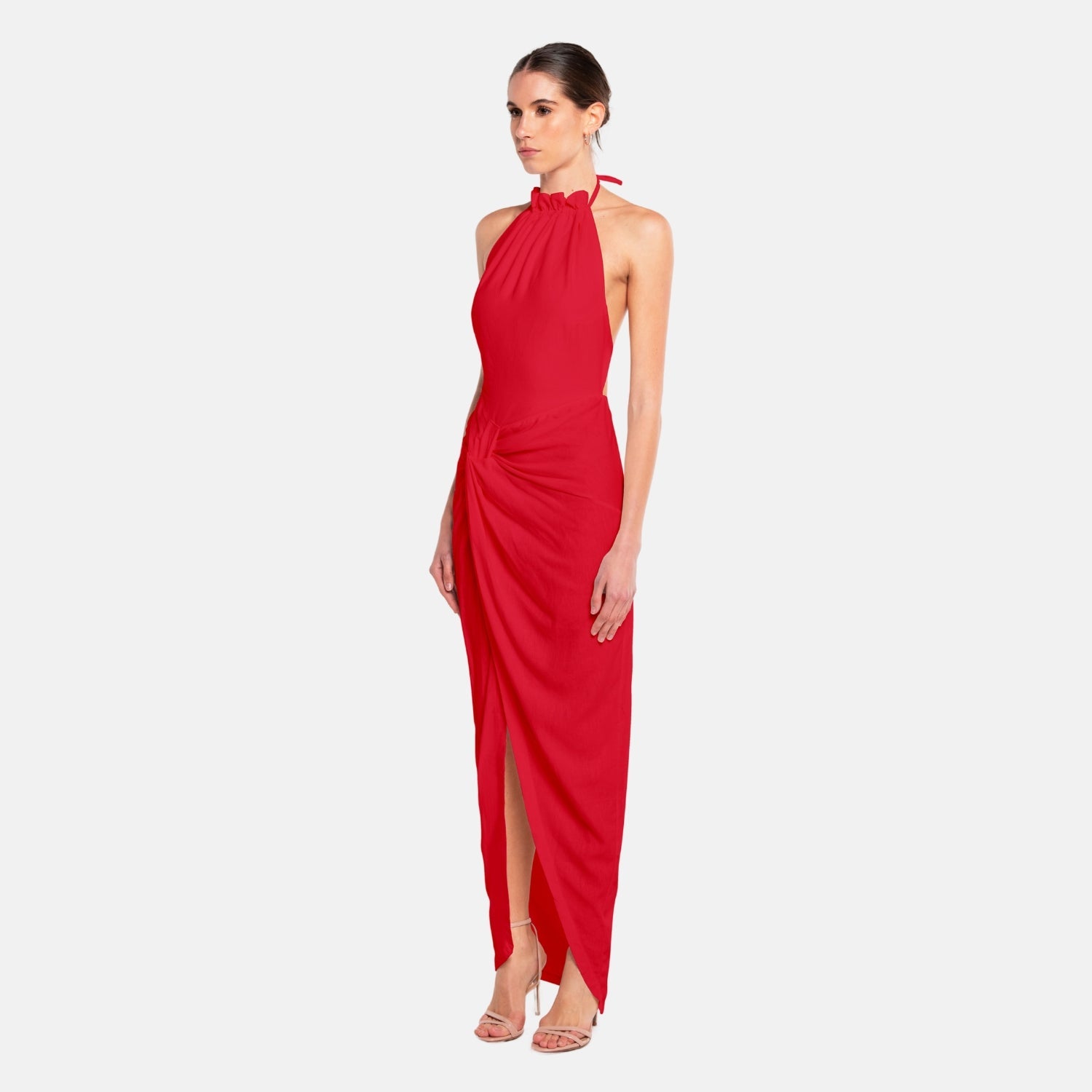 OW Collection Isla Dress | Cherry Red