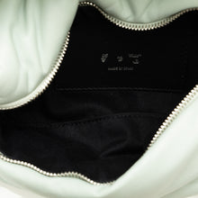 Off-White | Pre-Owned Leather Pump Pouch | Green/Light Green