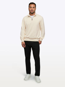 Mens | Hyperloop Q-Zip | Signature-Fit | Ivory