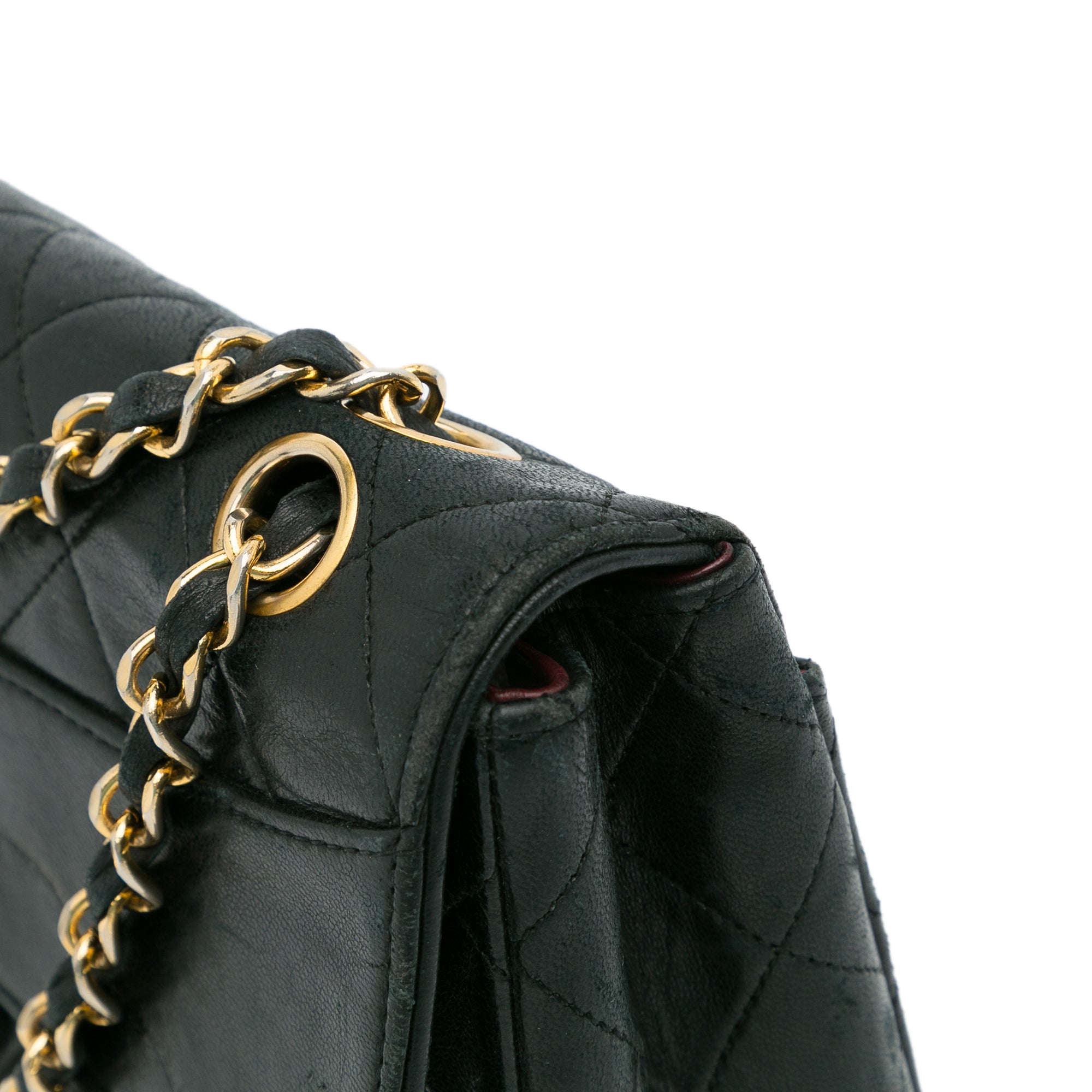 Chanel | Pre-Owned Quilted Lambskin Shoulder Bag | Black