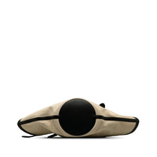 Jil Sander | Pre-Owned Canvas Sombrero Satchel | Brown/Beige