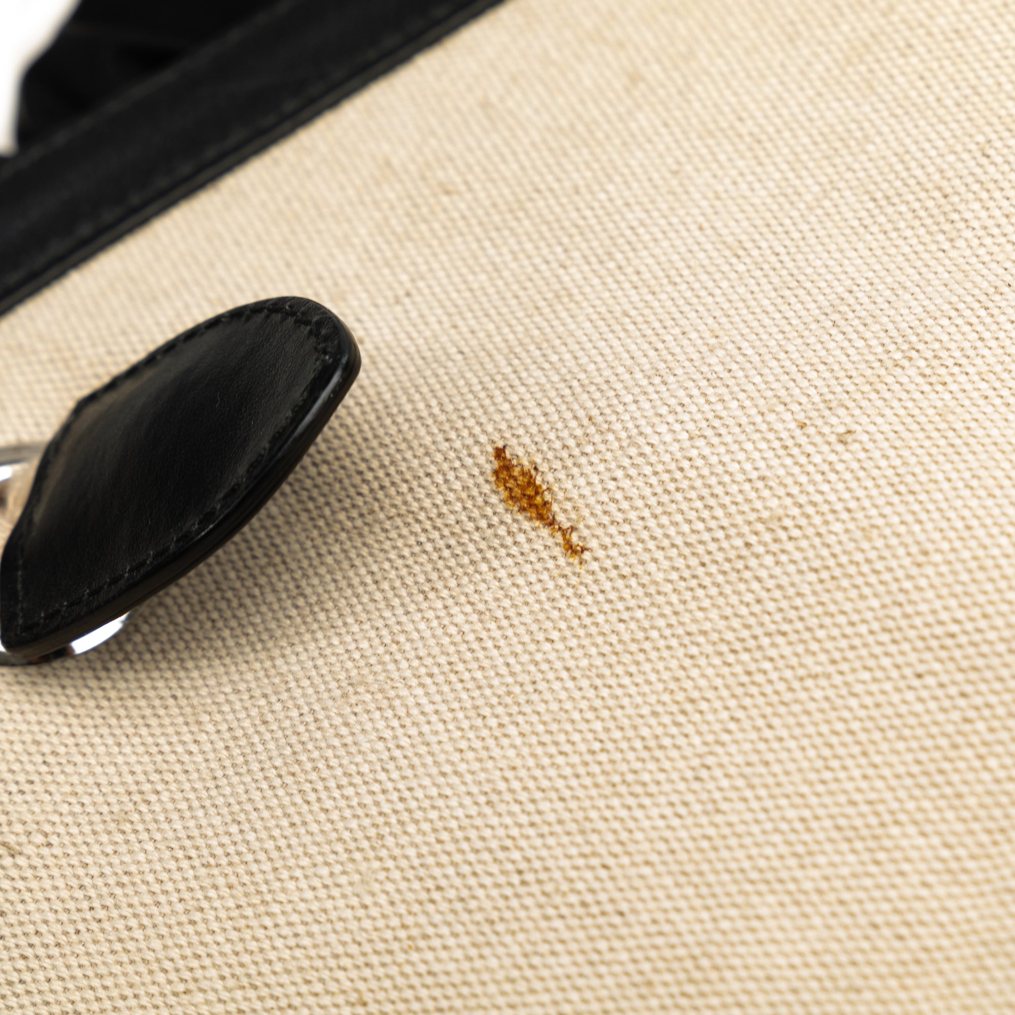 Jil Sander | Pre-Owned Canvas Sombrero Satchel | Brown/Beige