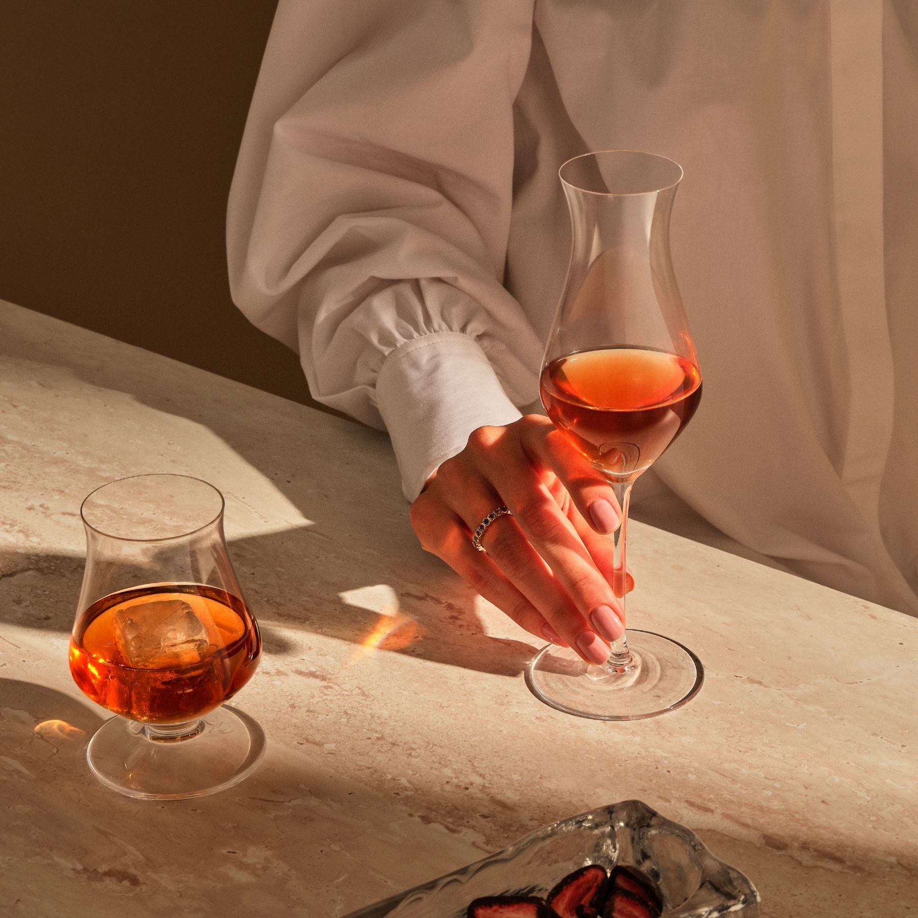 Islands Whisky Tasting Glasses - Tall | Clear Crystal | Set of 2