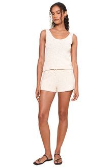 Roxanne Cotton Slub Mesh Short