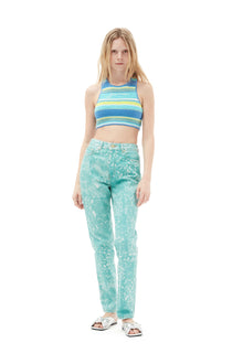 Lace Printed Swigy Jeans | Canton