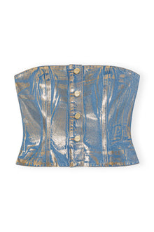 Denim Top | Gold