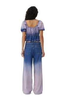 Bleach Future Denim Puff Sleeve Top | Bleach