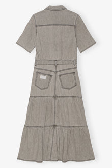 Future Denim Long Dress | Gray Quill