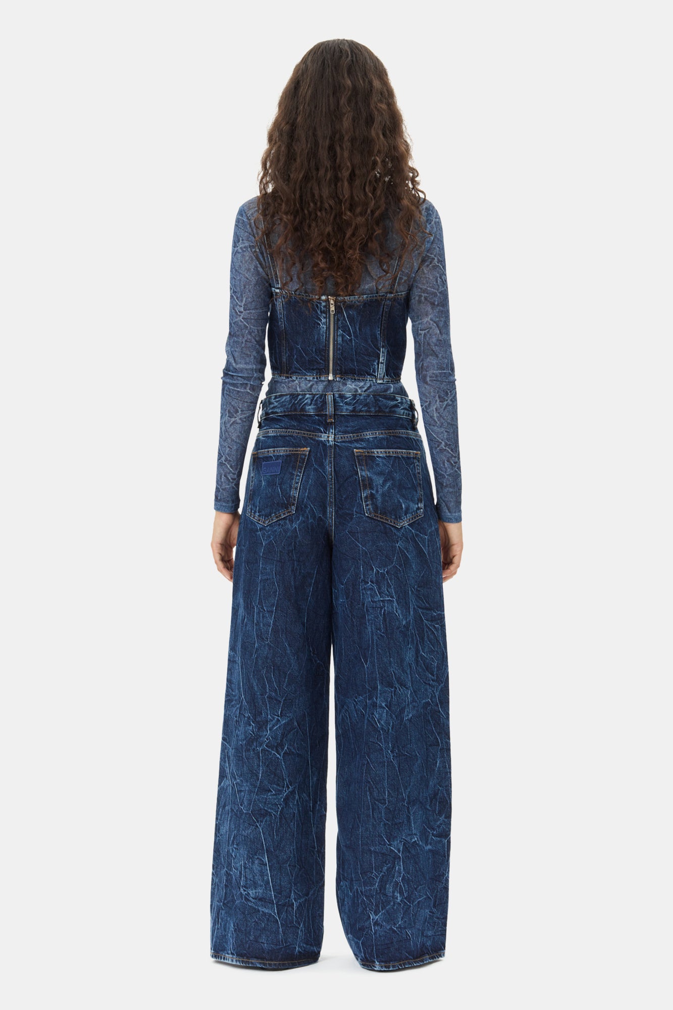 Strap Top | Mid Blue Stone