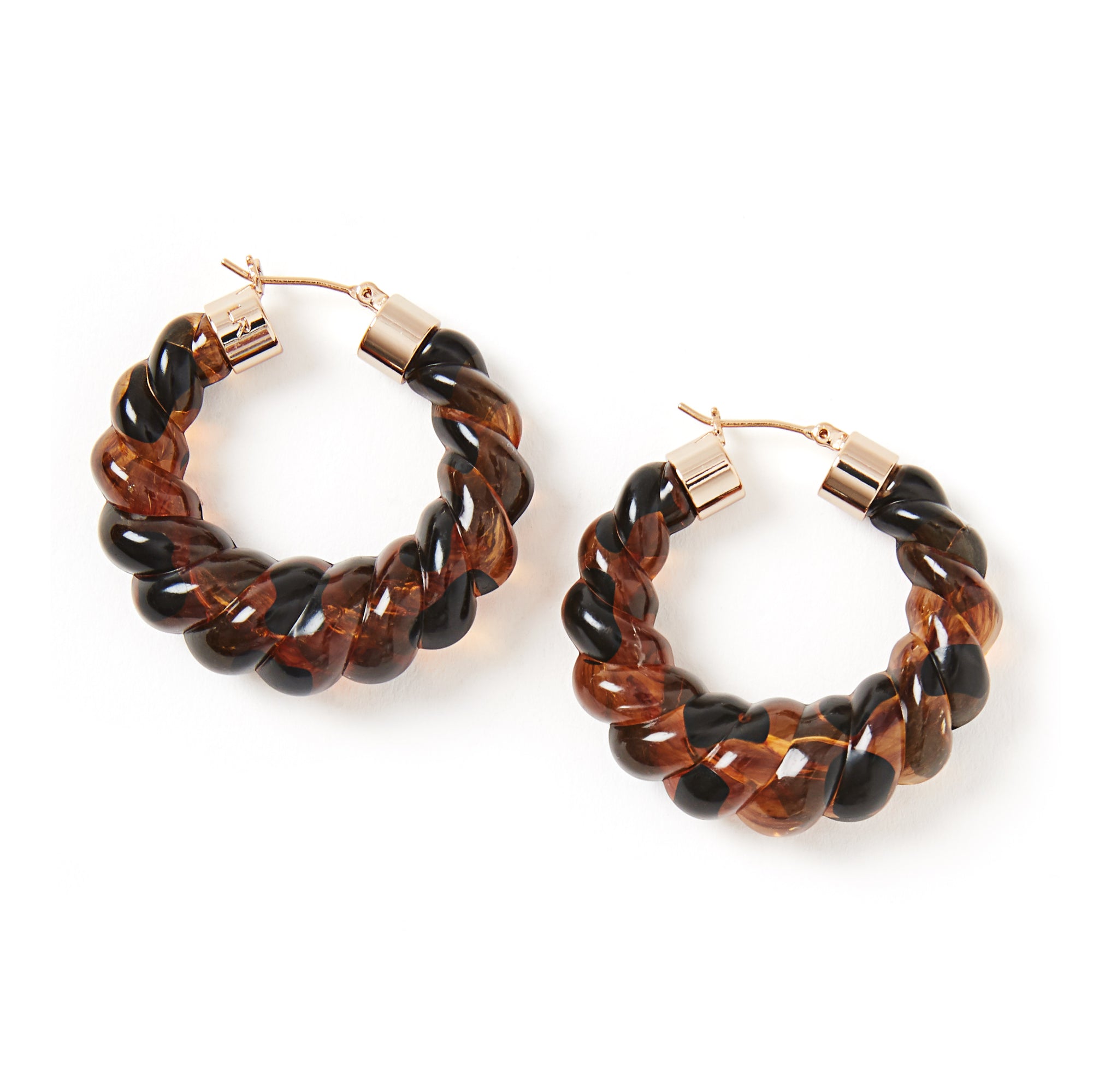 Janis Resin Hoop | Tortoise