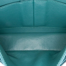 Chanel | Pre-Owned Small Classic Chevron Caviar Double Flap | Blue/Turquoise