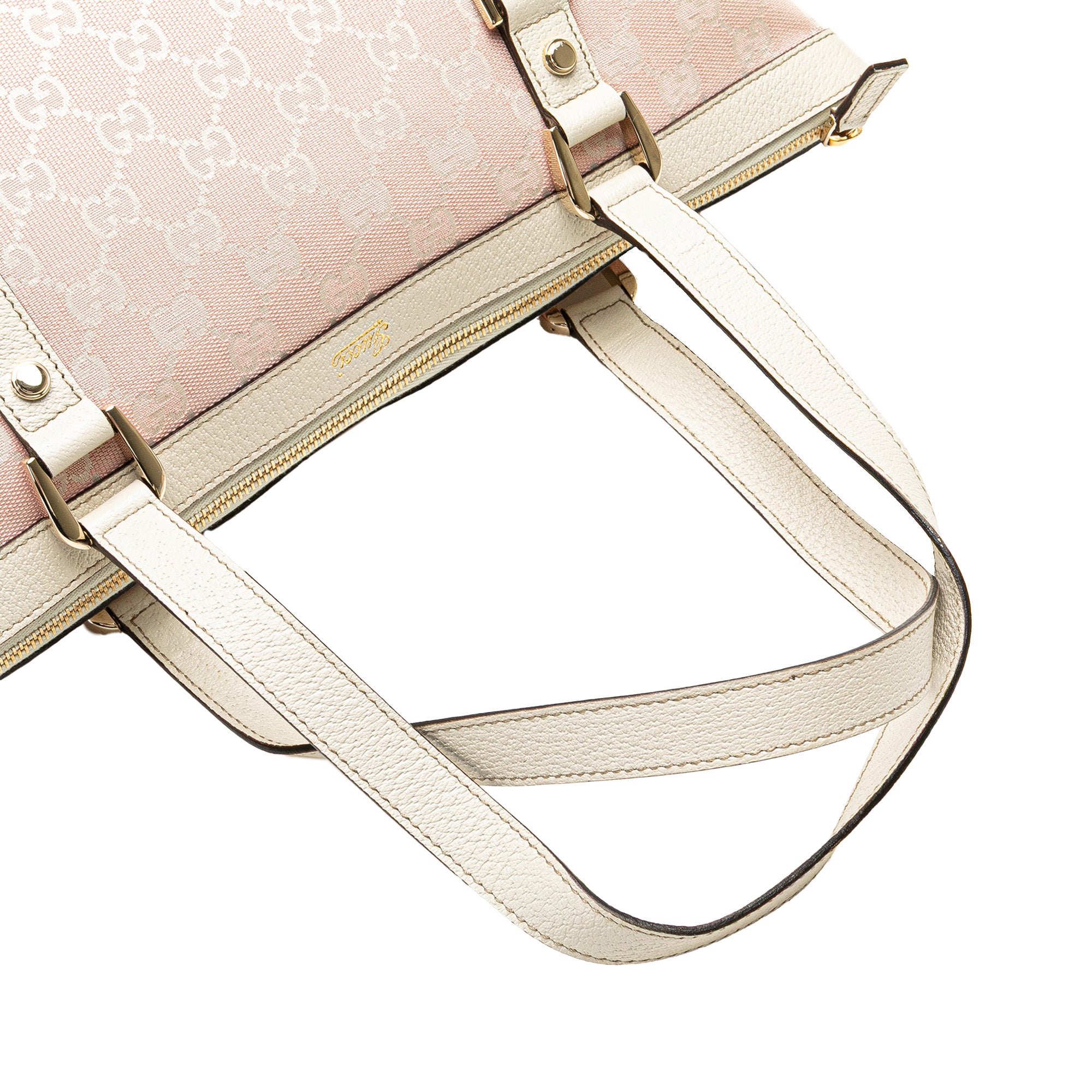 Gucci | Pre-Owned GG Canvas Abbey D Ring Tote | Pink